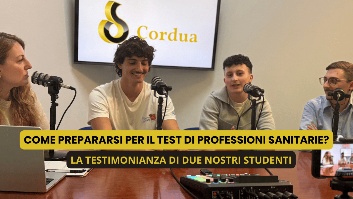 Come prepararsi per il test di Professioni Sanitarie? Lo spiegano due studenti Cordua
