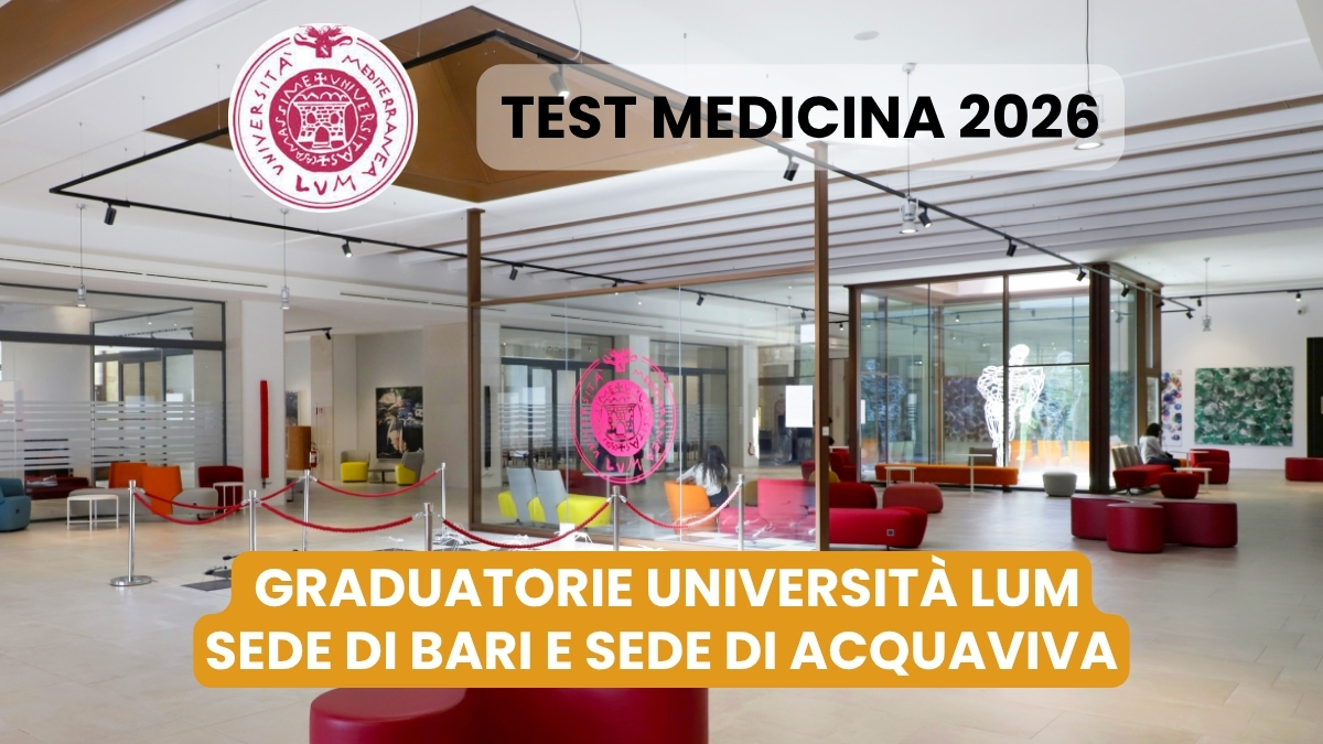 Test di Medicina 2026: i successi Cordua all’Università LUM